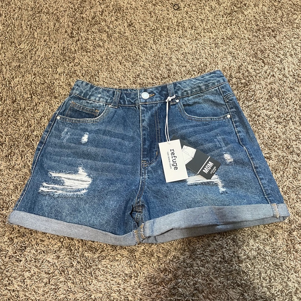 Refuge Denim Shorts NWT